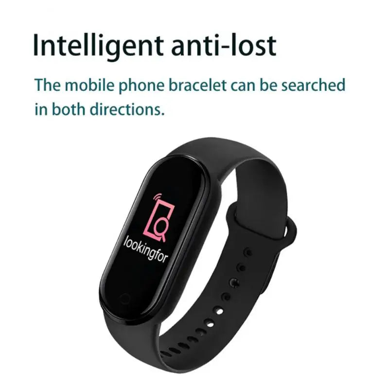 Waterproof M6 Smart Watch Men Women Fitness Sports Pressure Monitor Watches