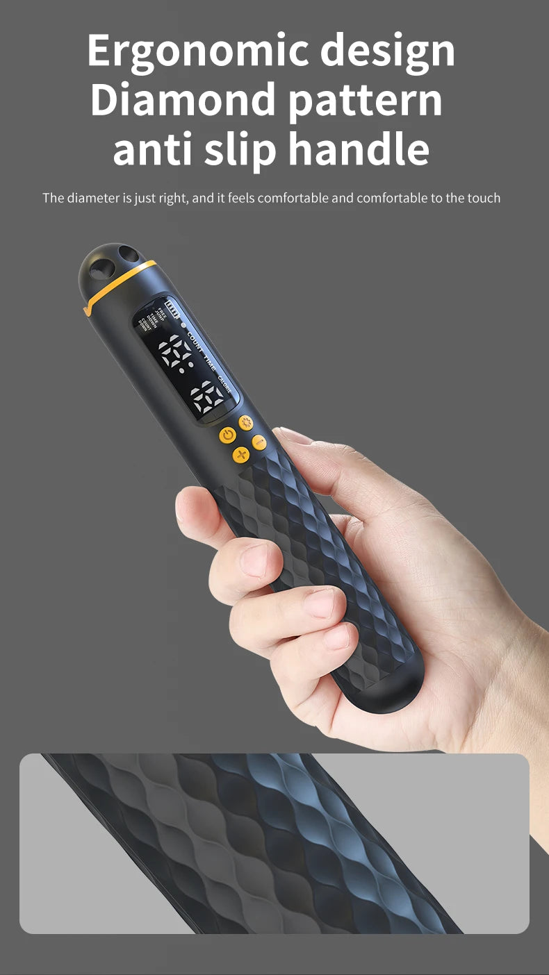 Electronic Technology Jump Rope Wire Rope with Digital Wireless Calorie Counter