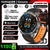 Waterproof GPS Compass Flashlight 1.7" AMOLED HD Call Sports Smart Watch