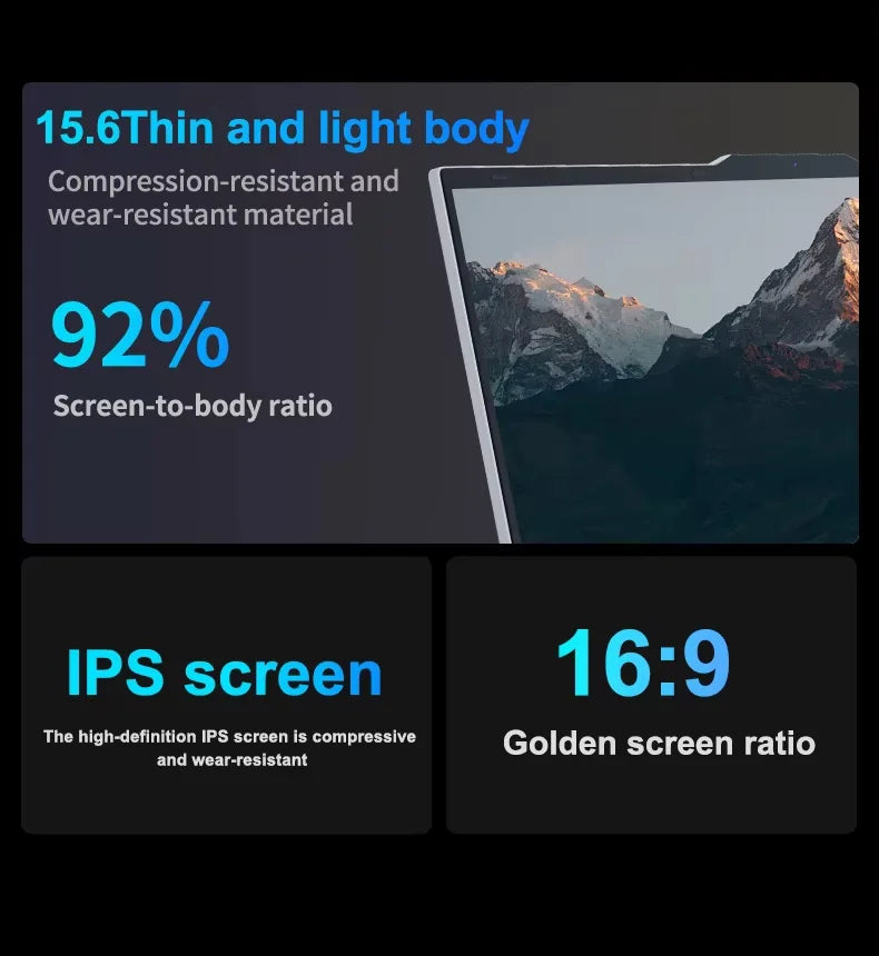 New 15.6" Intel Core i9 9900U Gaming Laptop