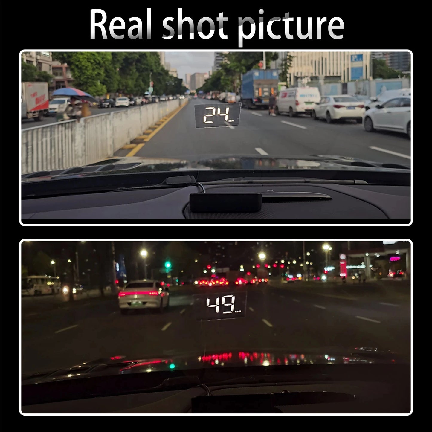HD Car Head up Display M2 GPS Speedometer Windshield Auto Electronics Projector
