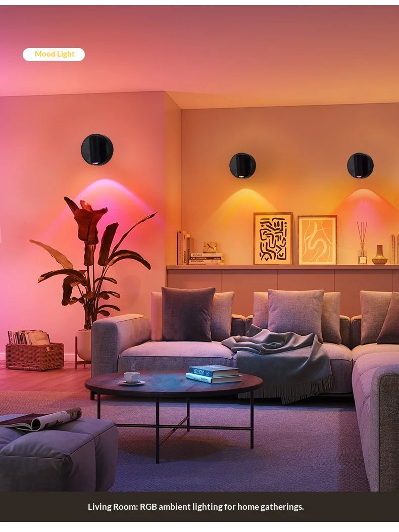 Magnetic Base USB Rechargeable LED Cordless Wall Light