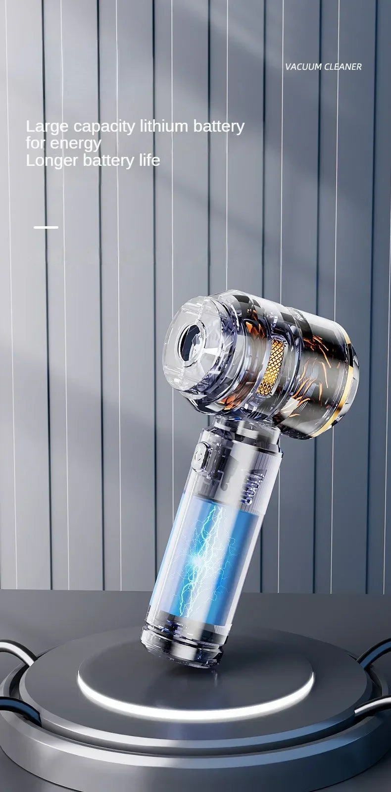 Car Vacuum Cleaner High Power Handheld Wireless Brushless Motor Cleaning Machine