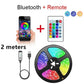 APP Remote Control Smart LED Strip Lights 5050 RGB Bluetooth