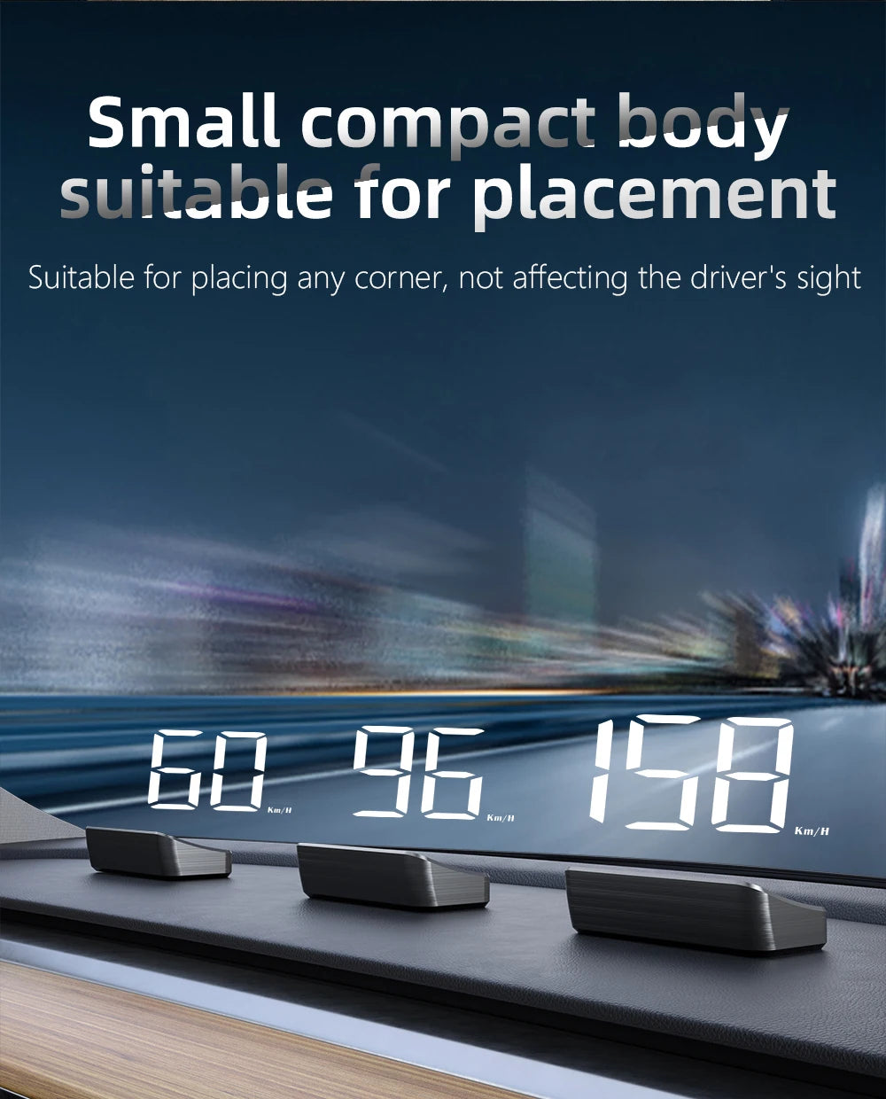 HD Car Head up Display M2 GPS Speedometer Windshield Auto Electronics Projector