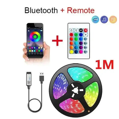 APP Remote Control Smart LED Strip Lights 5050 RGB Bluetooth