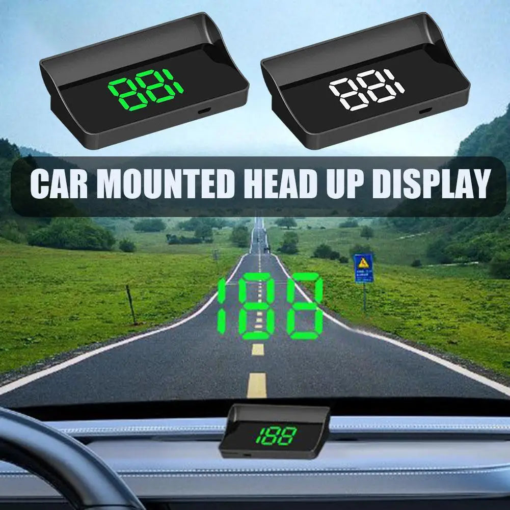 Auto Electronics Projector Display White Green Car Light Digital HUD