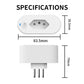 TNCE Tuya Brazil Plug 16/20A adapter, Smart outlet Voice control