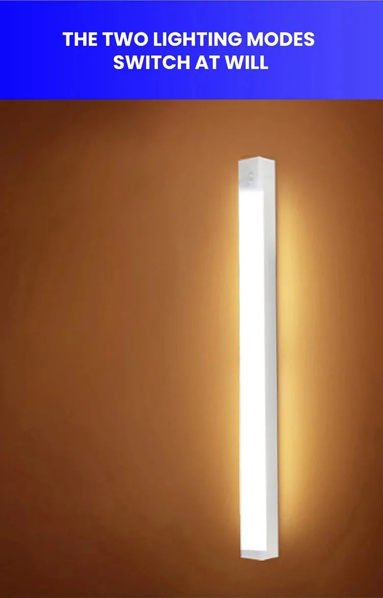 Motion Sensor Lamp Night Light Wireless LED USB Type C Rechargeable Lamp
