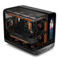 X-GAMERX Phantom Wings LCD Edition Black Seaview Room Case 360 Water-cooling Host