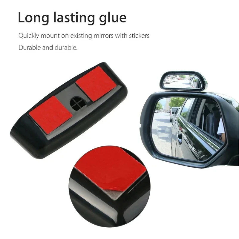 Auto Mirror Adjustable Wide Angle Side Rear Mirror Blind Spot Convex Mirrors