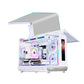 X-GAMERX Phantom Wings LCD Edition Black Seaview Room Case 360 Water-cooling Host
