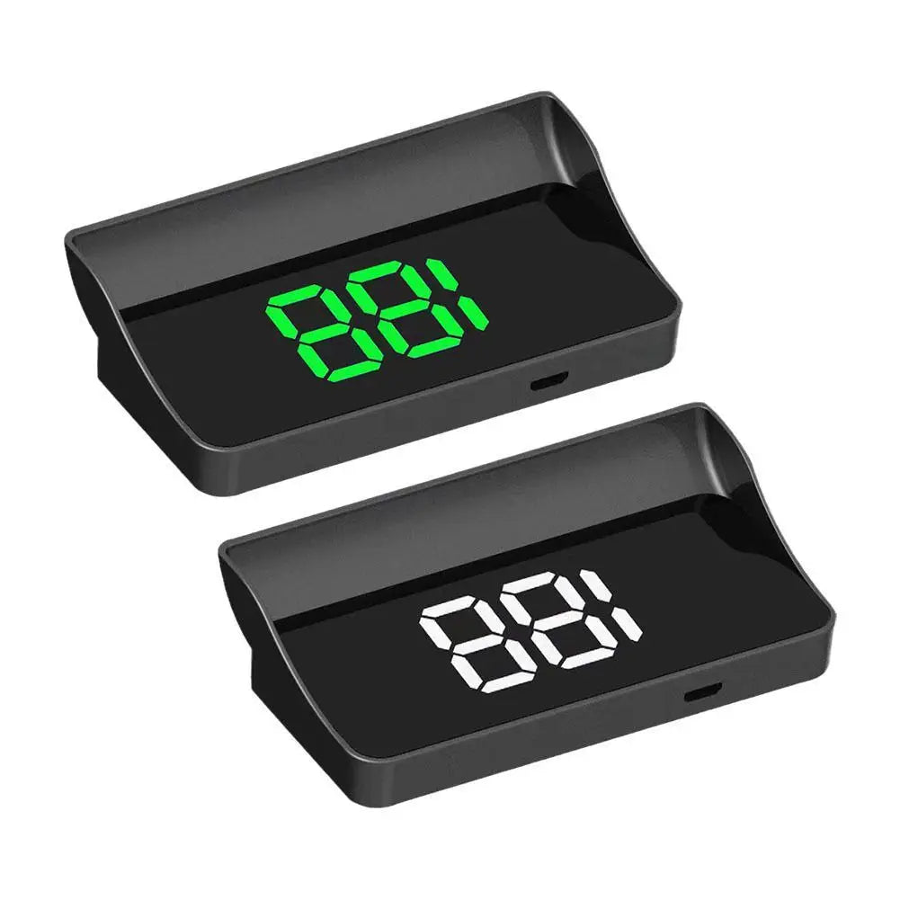 Auto Electronics Projector Display White Green Car Light Digital HUD