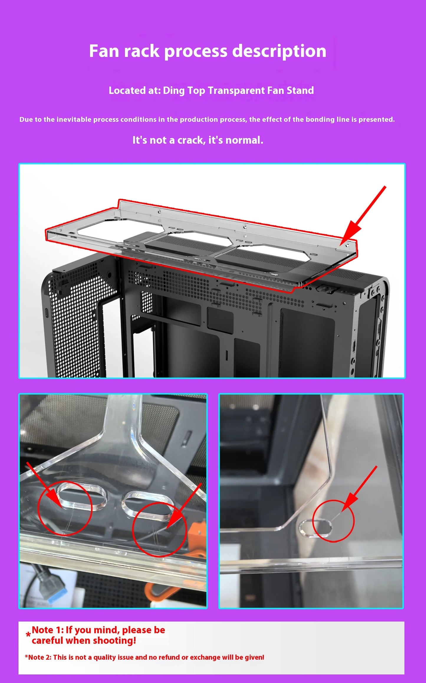 X-GAMERX Phantom Wings LCD Edition Black Seaview Room Case 360 Water-cooling Host