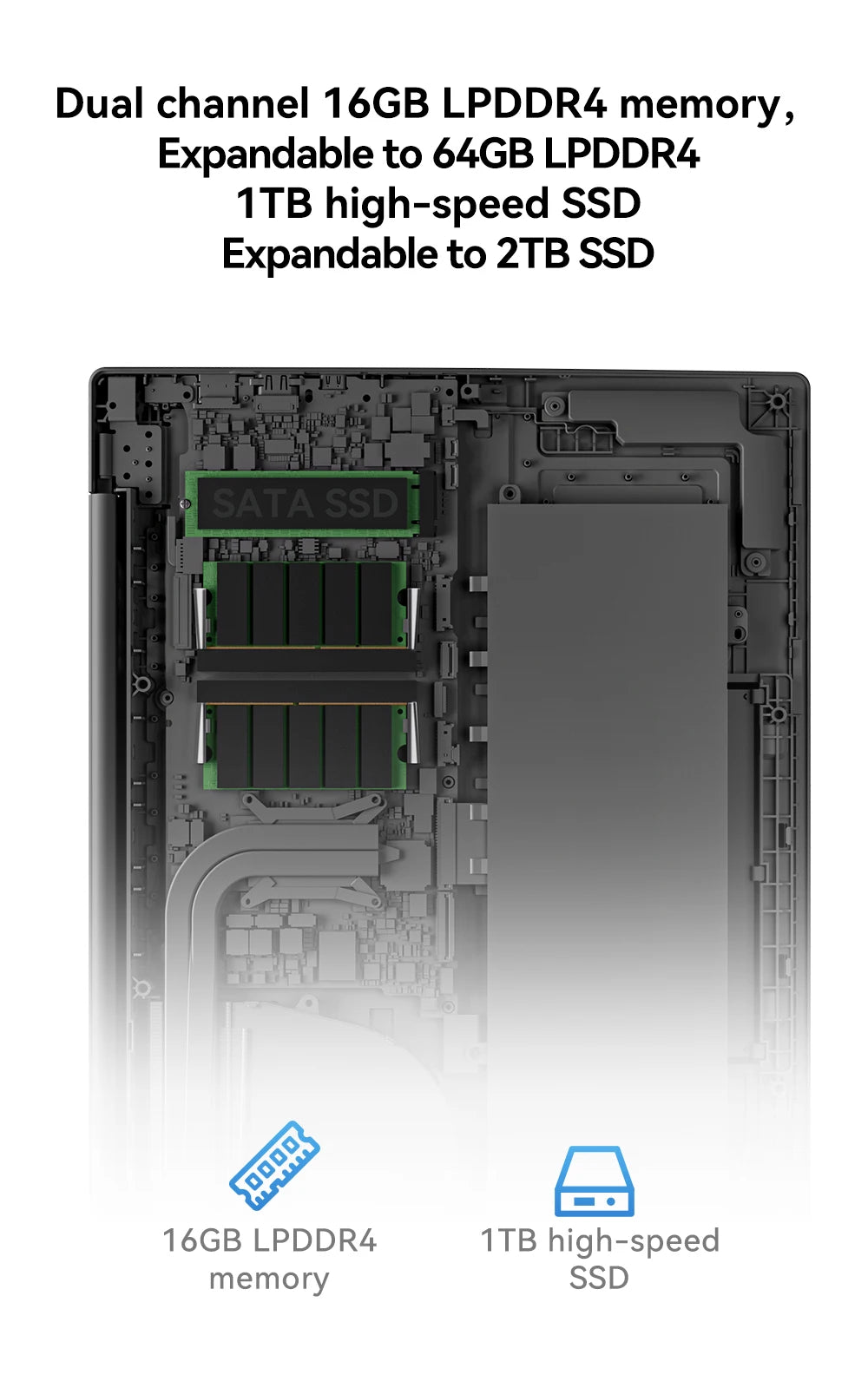 16 Inch Laptop with Intel Core i5 1240P 2.5K IPS Display Adreamer Laptop