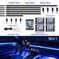 Full Color Streamer Car Ambient Lights RGB 64 Color Universal LED