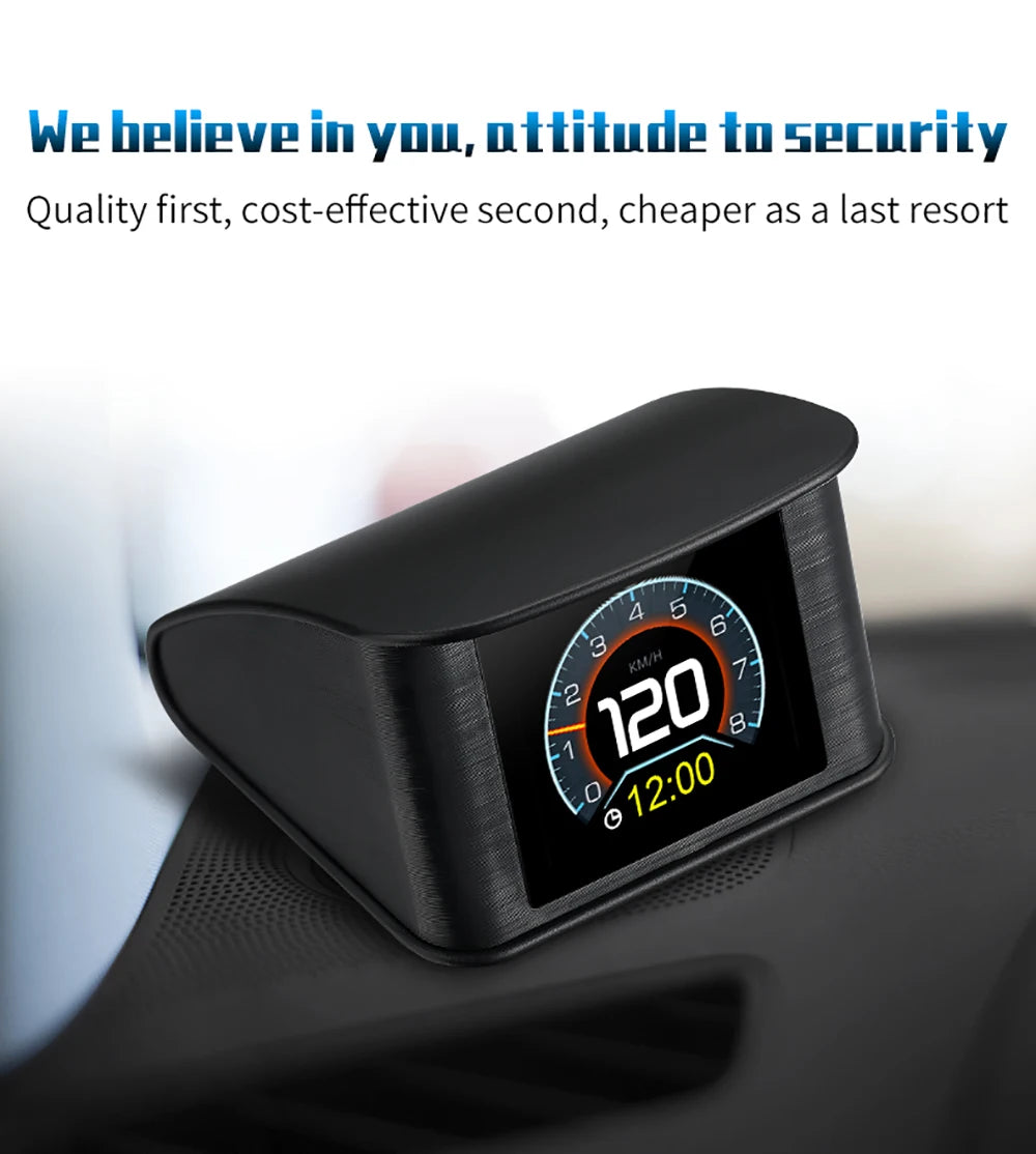 Smart Digital Meter P10 PRO OBD2 Head Up Display On Board Computer Digital Meter