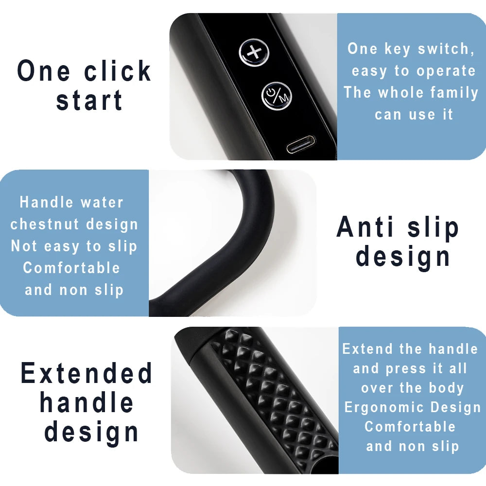Smart Fascia Gun Electric Massager Massage Hammer Electric Fascia Gun