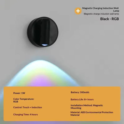 Magnetic Base USB Rechargeable LED Cordless Wall Light