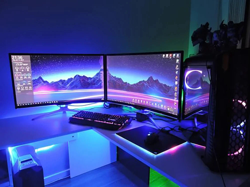 APP Remote Control Smart LED Strip Lights 5050 RGB Bluetooth