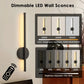 Magnetic Rechargeable 50 Wall Lamp Black Gold LED Lighting