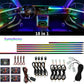 64 Colors RGB Symphony Car Ambient Light with APP Control