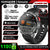 Waterproof GPS Compass Flashlight 1.7" AMOLED HD Call Sports Smart Watch