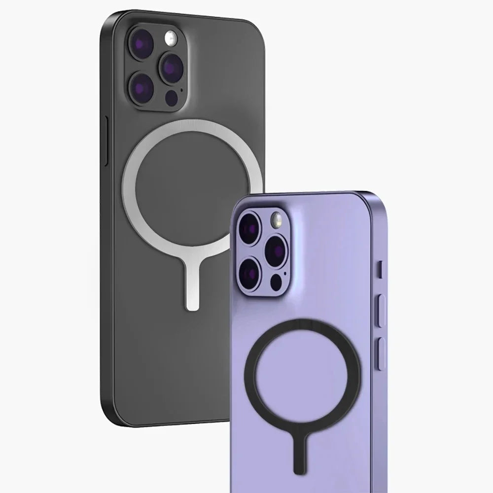 IPhone Wireless Magnet Sticker Magnetic Adapter Round Metal Plate Ring