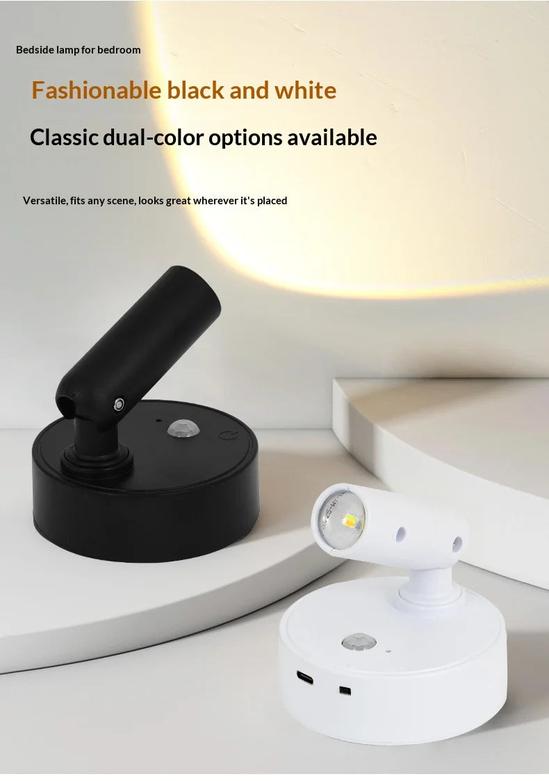 Magnetic Base USB Rechargeable LED Cordless Wall Light