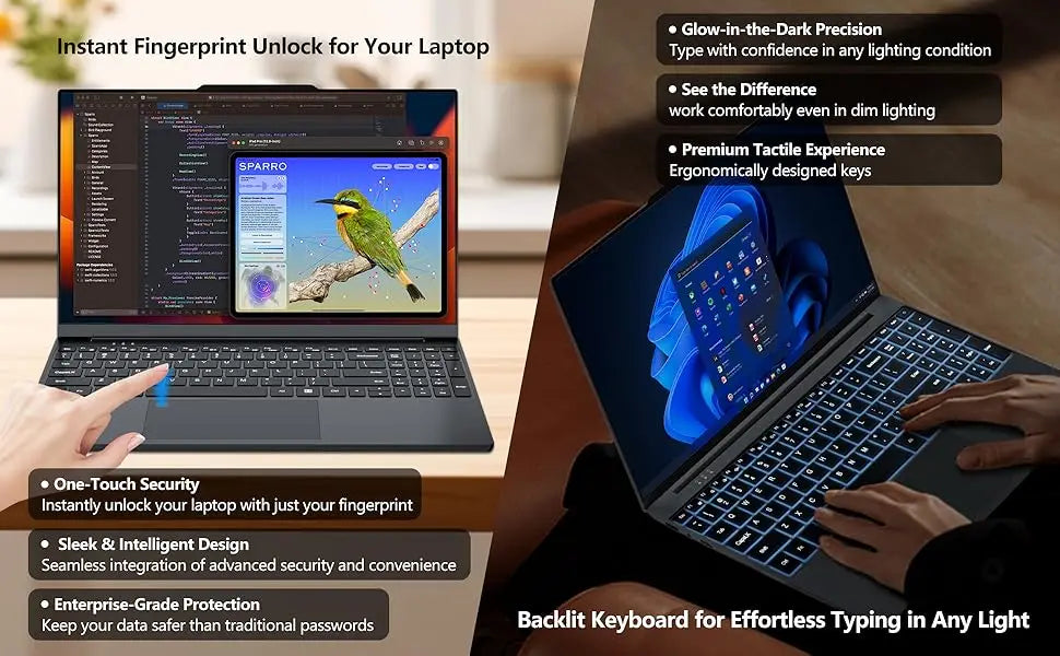 15.6" Gaming Laptop intel Core i9 10980HK  with Fingerprint Computer