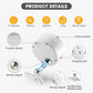 LED Wall Mounted Lights with Remote Wireless Magnetic Wall Sconces 3 Color