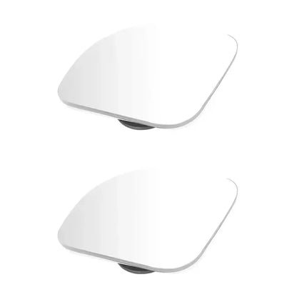 360° 2pcs Universal Fit Glass Car Wide-angle Blind Spot Rearview Mirror