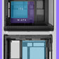 X-GAMERX Phantom Wings LCD Edition Black Seaview Room Case 360 Water-cooling Host