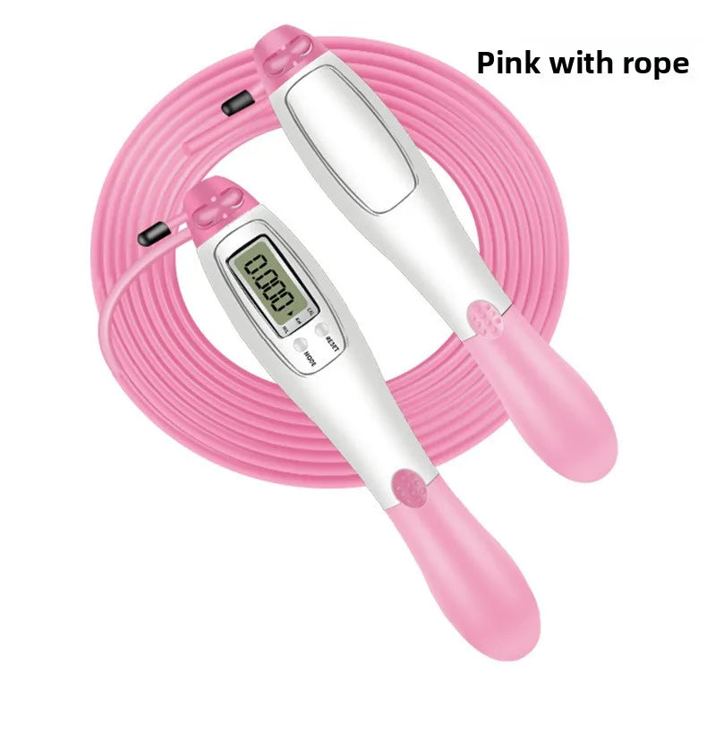 Electronic Counting Rope Skipping Speed Steel Wire Cordless Dual-use Smart Aerobic