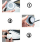 360° adjustable High-definition frameless car rearview mirror set