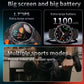 Waterproof GPS Compass Flashlight 1.7" AMOLED HD Call Sports Smart Watch