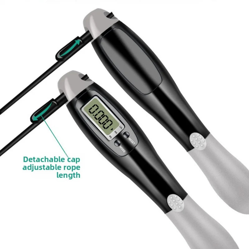 Electronic Counting Rope Skipping Speed Steel Wire Cordless Dual-use Smart Aerobic