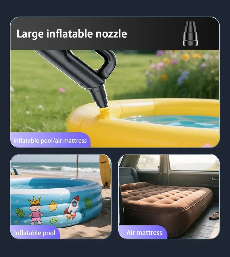 Wireless one-button dust dump high-power portable vacuum cleaner