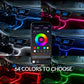 64 Colors RGB Symphony Car Ambient Light with APP Control