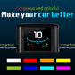 Smart Digital Meter P10 PRO OBD2 Head Up Display On Board Computer Digital Meter