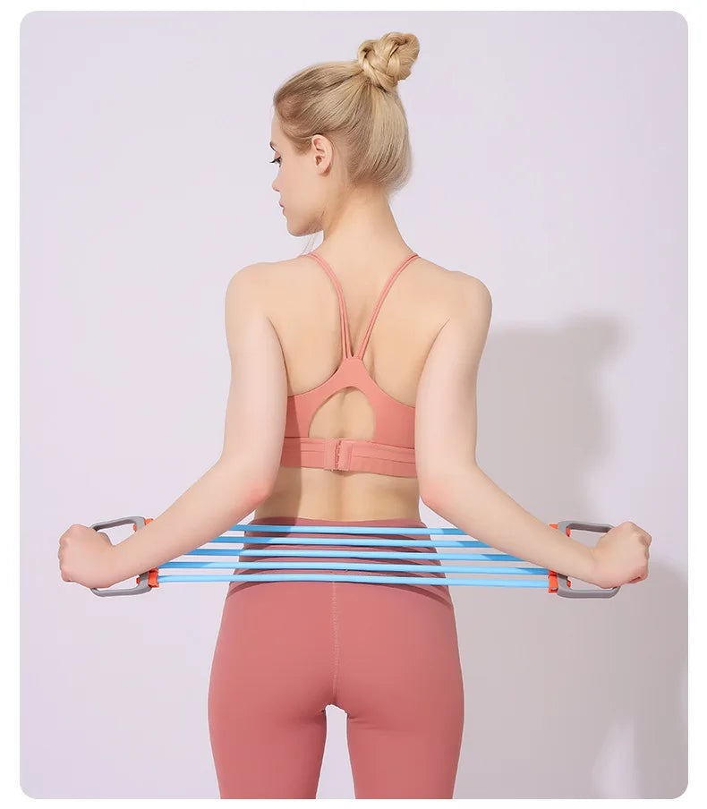 Full Body Workout Set - Chest Expander with 5 Removable Resistance Bands