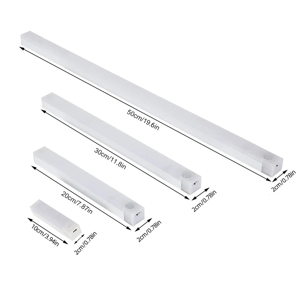 Motion Sensor Lamp Night Light Wireless LED USB Type C Rechargeable Lamp