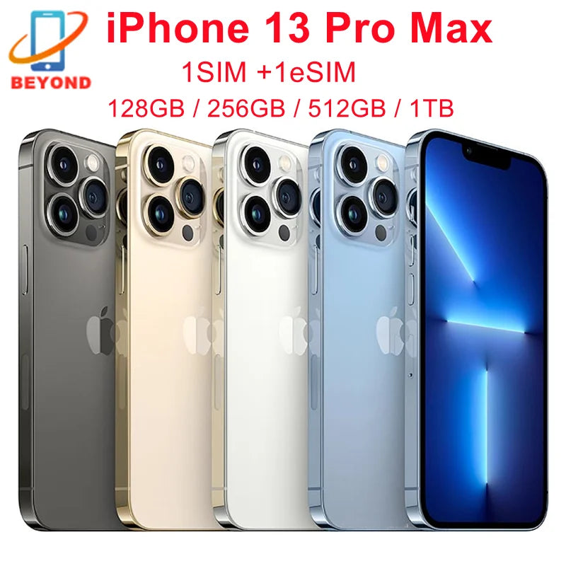 Original Unlocked Apple iPhone 13 Pro Max and  with Genuine OLED