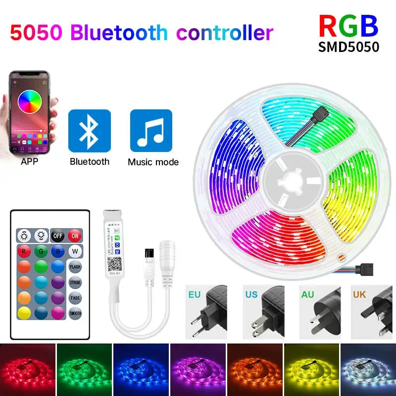 Led Strip 5M LED Strip Light led ribbon 15M 20M 30M rgb led light