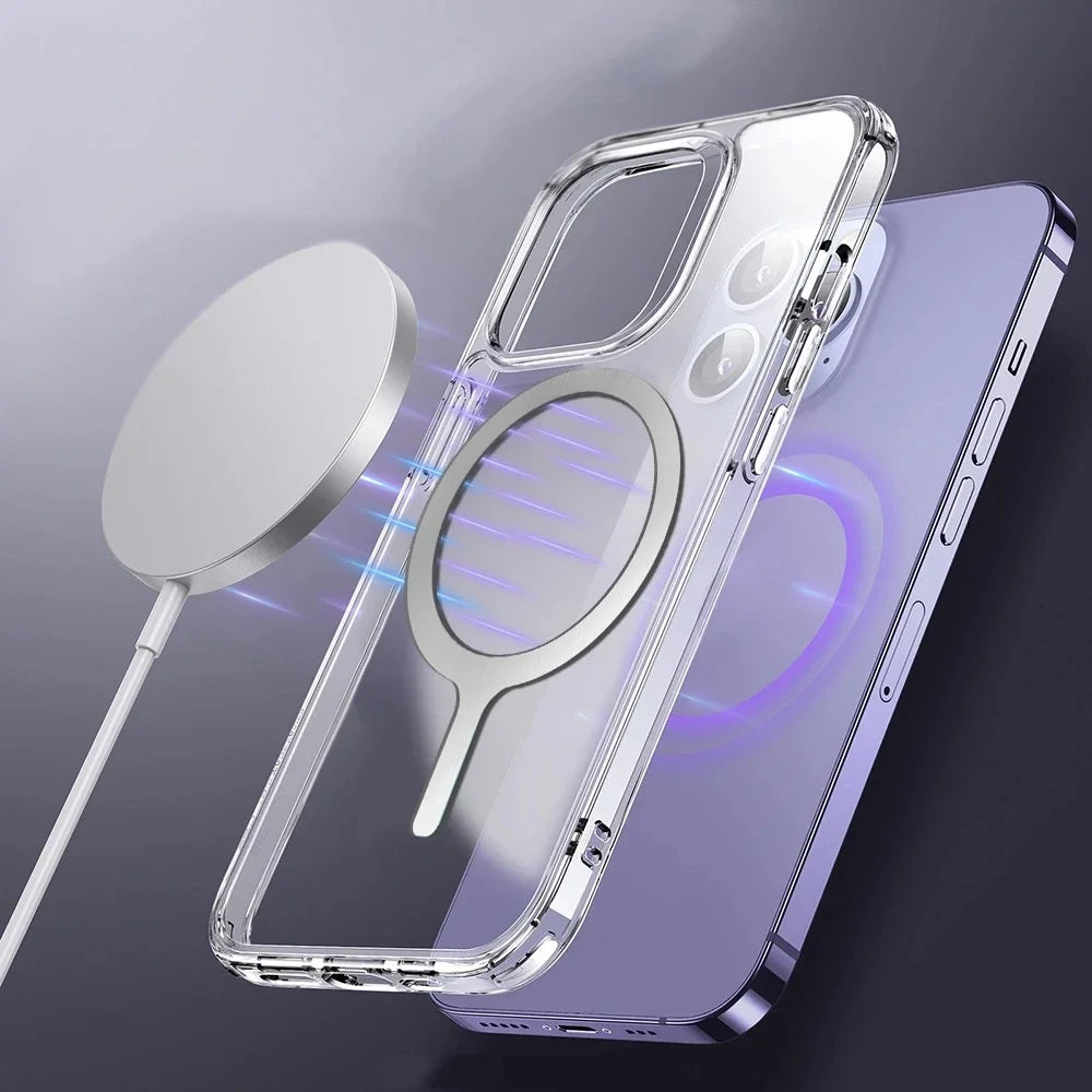 IPhone Wireless Magnet Sticker Magnetic Adapter Round Metal Plate Ring