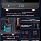 X-GAMERX Phantom Wings LCD Edition Black Seaview Room Case 360 Water-cooling Host