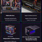 X-GAMERX Phantom Wings LCD Edition Black Seaview Room Case 360 Water-cooling Host