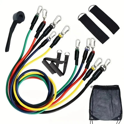 Fitness Resistance Bands Set Workout Exercise Tube Bands with Handles Carry Bags