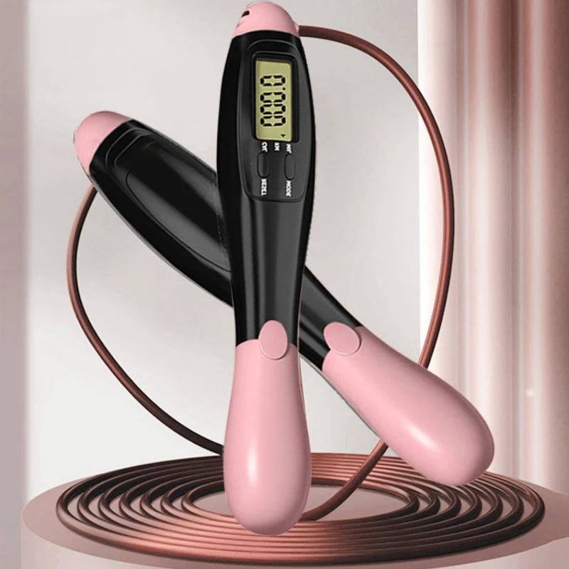 Electronic Counting Rope Skipping Speed Steel Wire Cordless Dual-use Smart Aerobic