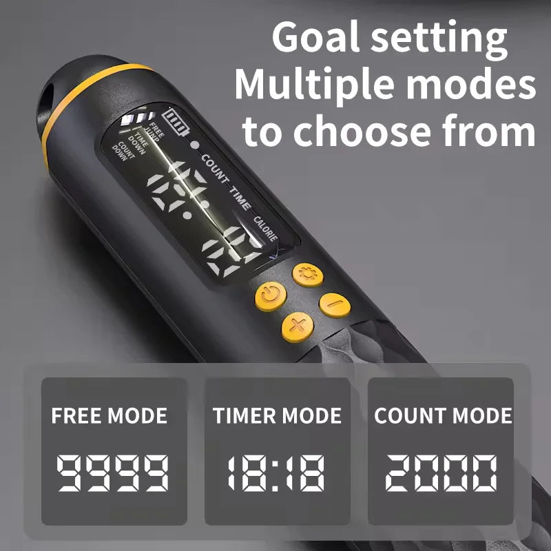 Electronic Technology Jump Rope Wire Rope with Digital Wireless Calorie Counter